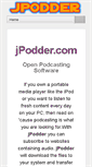Mobile Screenshot of jpodder.com